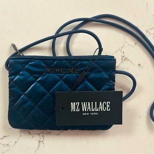 MZ Wallace small navy crossbody